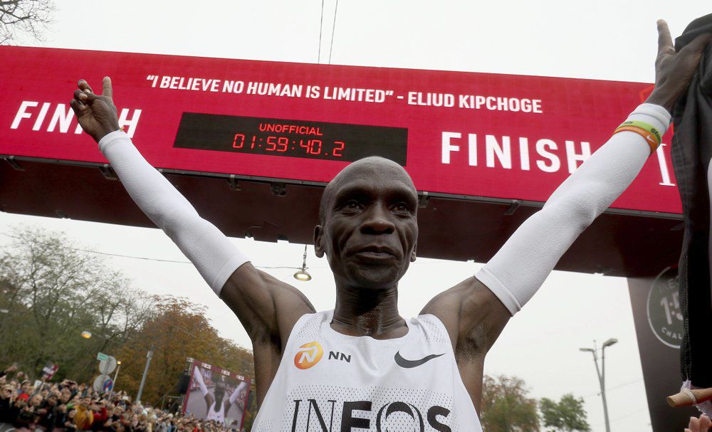 Marathon runner Eliud Kipchoge